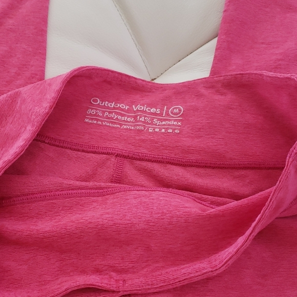 Outdoor Voices Flamingo Warm-up Leggings - Picture 3 of 3